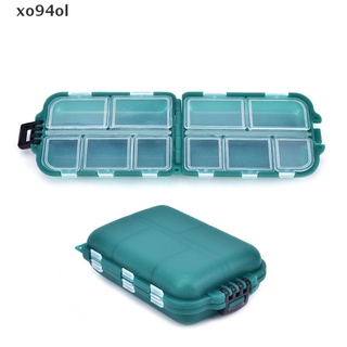 [xo94ol] señuelo de pesca cebo aparejos de plástico impermeable caja de almacenamiento con 10 compartimentos [xo94ol]