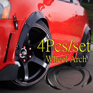 4PCS 70mm Universal Car Fender Flares Wheel Arch Trim Strip Eyebrow Protector (3)