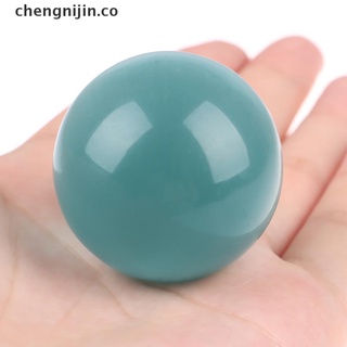 YANG 40mm Blue Cat's-eye Opal Natural Quartz Crystal Healing Stone Ball Sphere Decor .