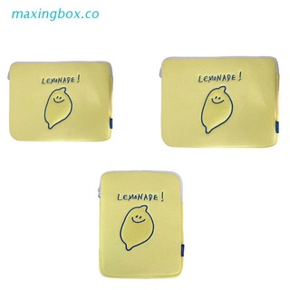 maxin funda para ordenador portátil bordado limón de dibujos animados 9.7 10.8 11 pulgadas tablet protectora interior bolsas