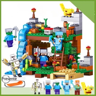 Lego Minecraft My World Suspension Series Minifigures Conjuntos Bloques De Construcción Juguetes Para Niños