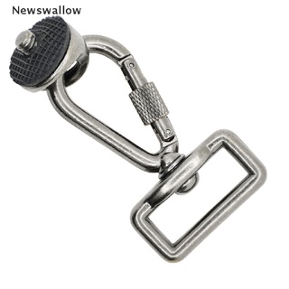 [ns] accesorios de cámara 1/4" adaptador de tornillo+gancho de conexión para cinturón de hombro rápido [newswallow]