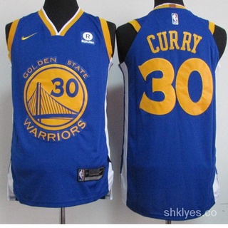 NBA Jersey Golden State Warriors No.30 Curry Curry Jersey Sports vest blue voCF