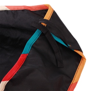 bolsa universal para cochecito de bebé, bolsa de fondo simple, borde de color, cesta para cochecito al aire libre (6)