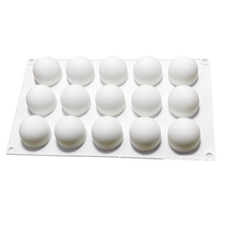 nne. Sphere Silicone Molds For Baking Mousse Cake 3D 8 15 Cavity Baking Mold For Cake Dessert Mold Pastry Chocolate Cup Cake (5)