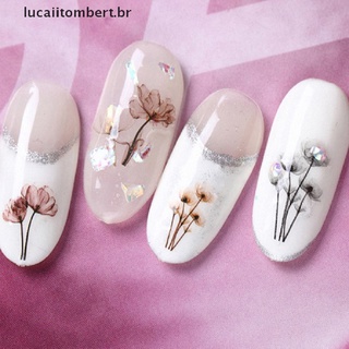 [luerthot] Calcomanías De uñas Para uñas 2x/láminas De dientes De león/diseño 3d Para manicura (Lucaiitombert)