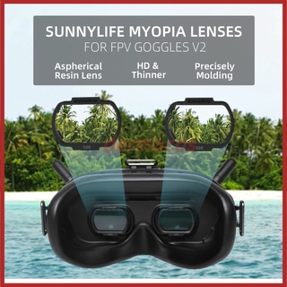 Corrective Lenses for for DJI FPV Goggles V2 Myopia Nearsighted Glasses Lenses 100/150/200/250/300/350/400/450/500/600/700/800 degree SUSU