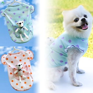Pet Shirts Breathable Summer Dog Clothes Durable Soft T-Shirt Dog Vest Printed Puppy Shirts for Pet