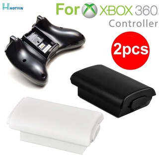 hotyin 2Pcs AA Battery Back Cover Case Shell Pack For Xbox 360 Wireless Controller-Substituição proteção Fácil de instalar e remover hotyin
