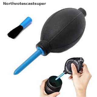 northvotescastsuper goma bomba de aire de mano soplador de polvo herramienta de limpieza +cepillo para lente de cámara digital nvcs