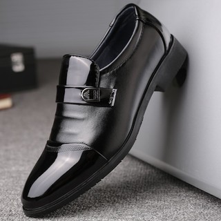 npjxluxury diseño italiano formal hombres zapatos de vestir oficina boda simple transpirable cómodo desgaste de trabajo npjx