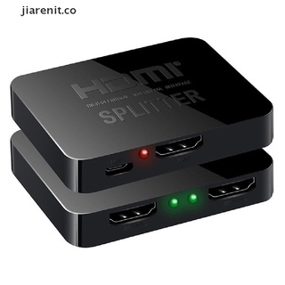 【jiarenit】 4K HDMI Splitter Video HDMI Switcher 1 in 2 Out Amplifier For HDTV DVD PS3 Xbox CO