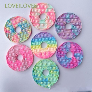 LOVEILOVEE Kids Gifts Fidget Toys Adult Push Bubble Pop It Squeeze Toy Popit|Donuts Stress Relief Decompression Toys
