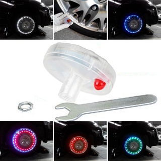 luz de neumáticos decorativa resistente al desgaste abs auto rueda hub lámpara para vehículos (2)