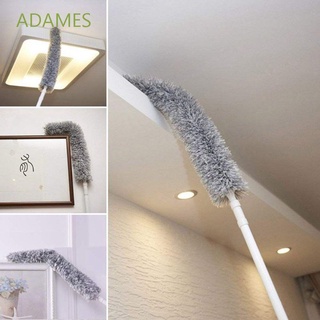 ADAMES Lazy Dust Cleaning Soft Dusters Dust Removal Long Handle Retractable Household Brush Hand Curved Superfine Fiber/Multicolor