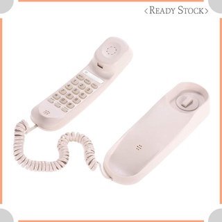 [stock Listo] Mini teléfono fijo De escritorio con cable montable Para pared De cambio/palillos/Flash/rojo funciones Para el hogar