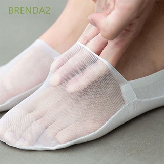 BRENDA2 Summer Man Socks Men Breathable Invisible Socks Seamless Slippers Socks Soft Thin Mesh Socks/Multicolor