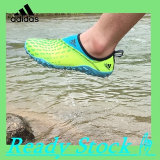 Adidas deportes acuáticos al aire libre zapatos antideslizantes zapatos de vadear Unisex Kasut playa verde