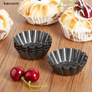 Kacoom 4Pcs/lot Non-stick Tart Quiche Flan Pan Mold Cupcake Egg Tart Baking Mold CO (1)