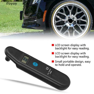 ifoyoy lcd digital neumático medidor de presión de coche camión bicicleta rueda probador de presión 5~150psi fd co