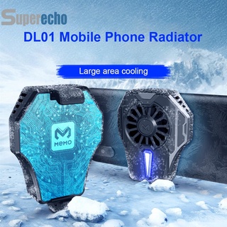 ♔Superecho♔Dl01 juego teléfono móvil ventilador de refrigeración radiador teléfono enfriador disipador de calor para PUBG