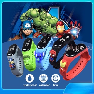 Reloj de pulsera Digital LED deportivo impermeable de Marvel 4/3/M/impermeable Para niños niños niñas niñas hombres mujeres pulsera de silicona