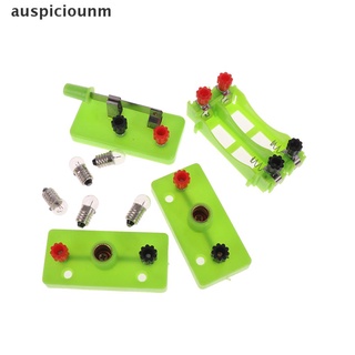(auspiciounm) kit de aprendizaje de electricidad de circuito básico para niños física juguetes educativos en venta (1)