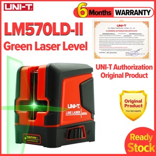 Uni-t LM570LD-II línea verde nivel láser autonivelante Vertical Horizontal patrón de línea cruzada herramienta de medición