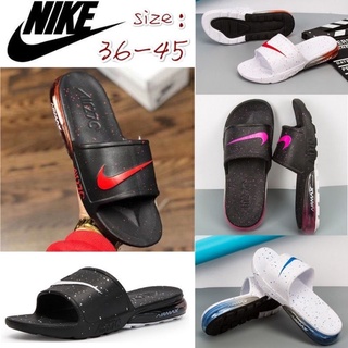 Nike 270 [Air cushion Zapatillas] Hombres Y Mujeres Deportivas Verano Desgaste Sandalias , De Hombre , De Una Palabra , Marca De Marea Estudiante