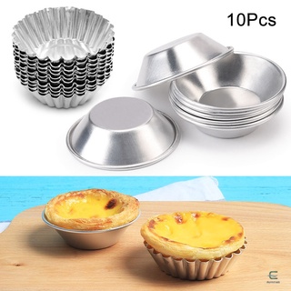 10 pzs/juego de moldes de aluminio para pasteles/pastelería/utensilios para hornear