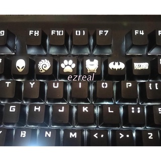 Ez 1PC DIY ABS retroiluminado teclado mecánico Keycap R4 altura personalidad translúcida tecla cap ESC