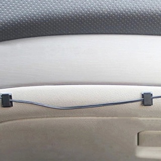 [sunyang] 100 pzs/lote de clips adhesivos para cables de coche/soporte de bobinador de cable plano