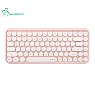 Ajazz 308I teclado Bluetooth Tablet ordenador portátil chica teclado