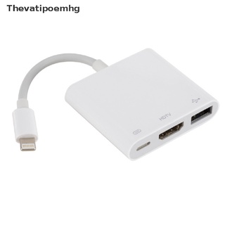 thevatipoemhg MaximalPower 3-in-1 Lightning to HDMI & USB Female OTG Adapter for iPhone iPad Popular goods (2)