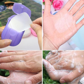 1 caja De láminas De Papel Para limpieza De desinfección/jabón/jabón Portátil Para limpieza De manos