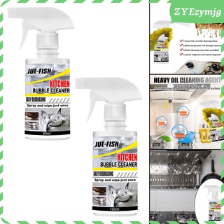 Natural Lemon Scent Foam Cleaning Bubble Spray Dirty Oil Stain Degreaser Remover Household Grease (4)