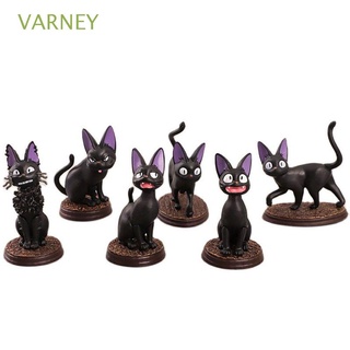 varney regalo gato negro figuras de acción niños figuritas miniaturas anime divertido juguetes niño pequeña estatua de dibujos animados figura adornos