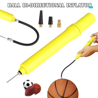 Sports Ball Inflator with Needle Dual Direction Hand Held Portable Basketball Football Air Pump