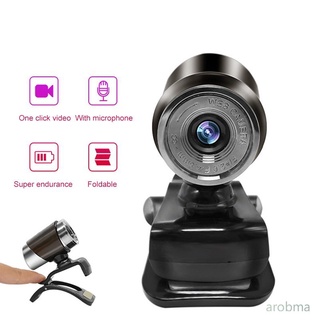 arobma webcam usb computadora libre de controlador webcam con micrófono absorbente de sonido incorporado vino arobma