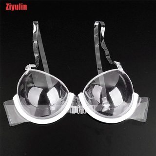 Ziyulin moda transparente transparente Push Up sujetador correa Invisible sujetadores mujeres con aros nuevo