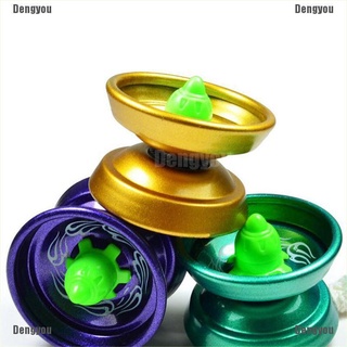 <dengyou> diseño de aluminio fresco profesional yoyo rodamiento de bolas cadena de aleación truco niños nuevo