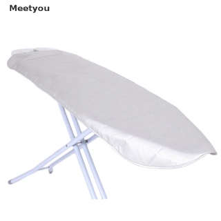 [meetyou] funda universal de tabla de planchar con revestimiento plateado y almohadilla de 4 mm de grosor reflect calor 2 tamaños co