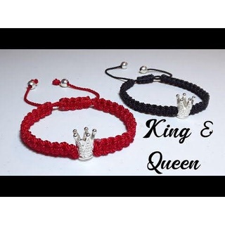 2 Unidades/set Pulseras corona King - Queen para parejas