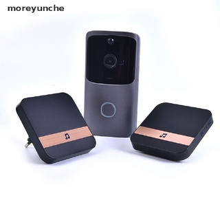 moreyunche inalámbrico wifi video timbre puerta inteligente intercomunicador seguridad 720p cámara campana co