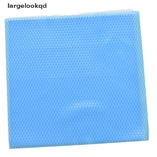 *largelookqd* 100mmx100mmx1mm Blue Heatsink Cooling Thermal Conductive Silicone Pad hot sell
