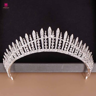 Gorgeous Silver Crystal Bridal Tiara Crown Bride Headbands Women Prom Hair Ornaments Wedding Hair Jewelry Accessories