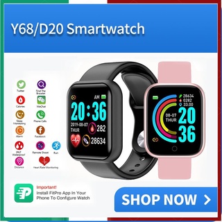 1.44 pulgadas Fitpro Y68/D20 Smartwatch Bluetooth Fitness Monitor Inteligente Relógio Ios y Android para Celular s21 Smartphone