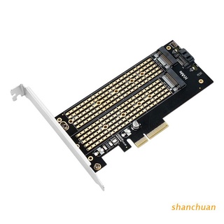 shan PCIE X4 to M.2 NVME Solid State Expansion Add Card for 2230-22110 All Sizes SSD