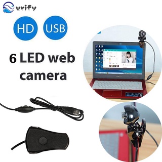 URIFY Negro Digital Webcams Sin Unidad Grabación De Vídeo HD Webcam Enfoque Manual 360 Cámara Giratoria USB2.0 Luz De Visión Nocturna Venta Caliente Curso En Línea