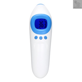 Mini termómetro de frente medidor de temperatura instrumento para adultos niños bebé sin contacto No táctil Digital infrarrojo para fiebre médica uso doméstico lectura instantánea con alarma de fiebre